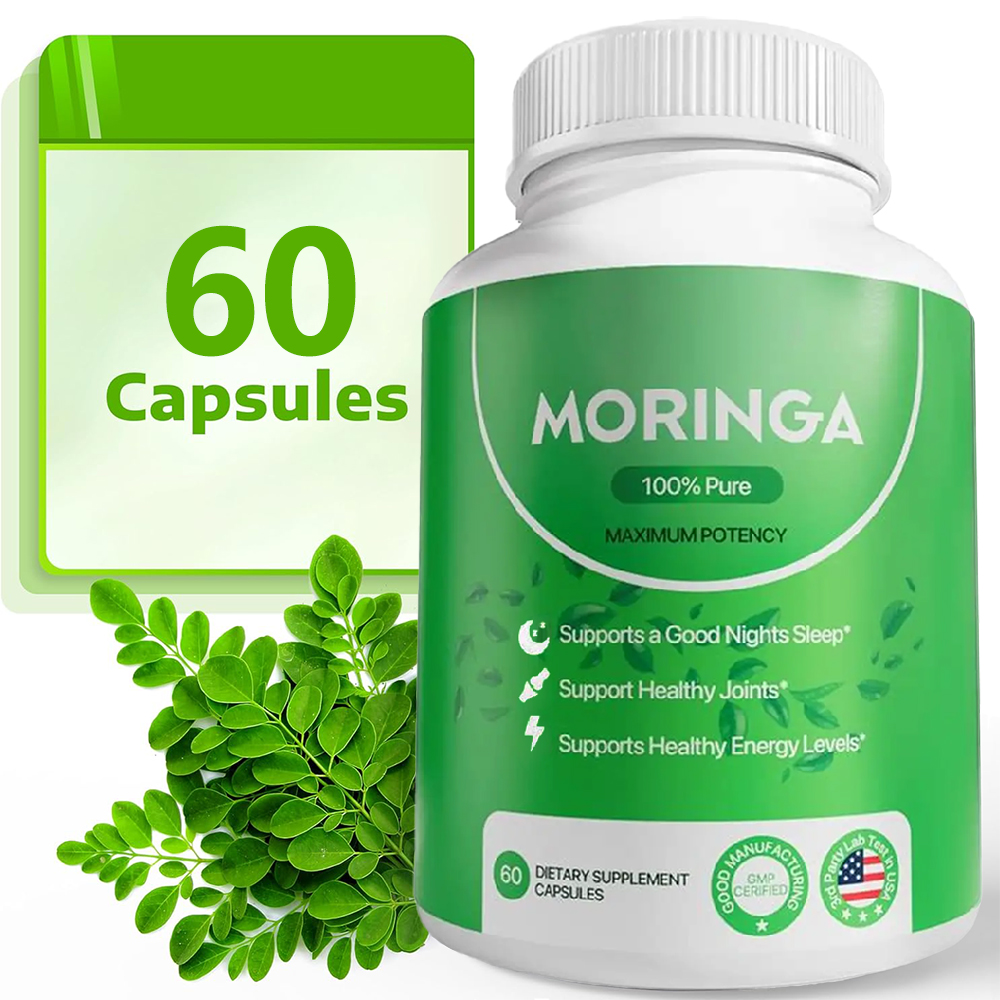 Moringa Leaf Powder - Moringa-Kapseln - Steigern Sie Energie, Immunsystem,