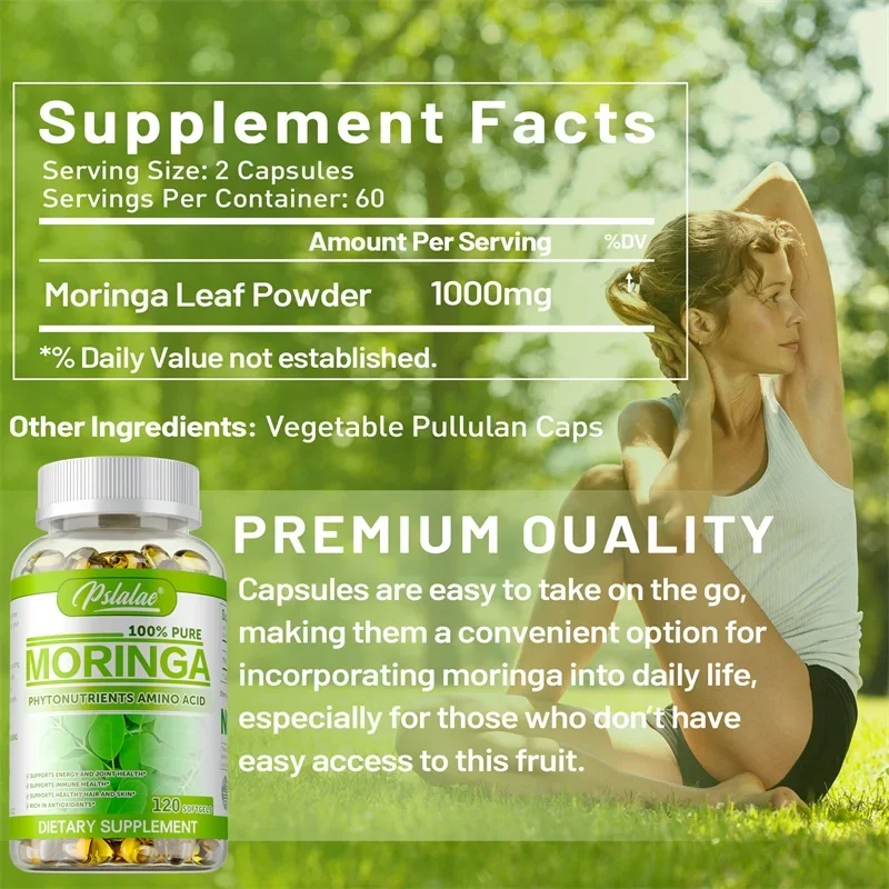 Moringa-Kapseln – Antioxidans, – Moringa Leaf Powder Bewertung und Preis