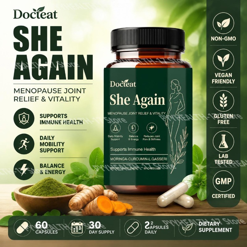 Docteat She Again Kapseln zur  – Moringa Leaf Powder Bewertung und Preis