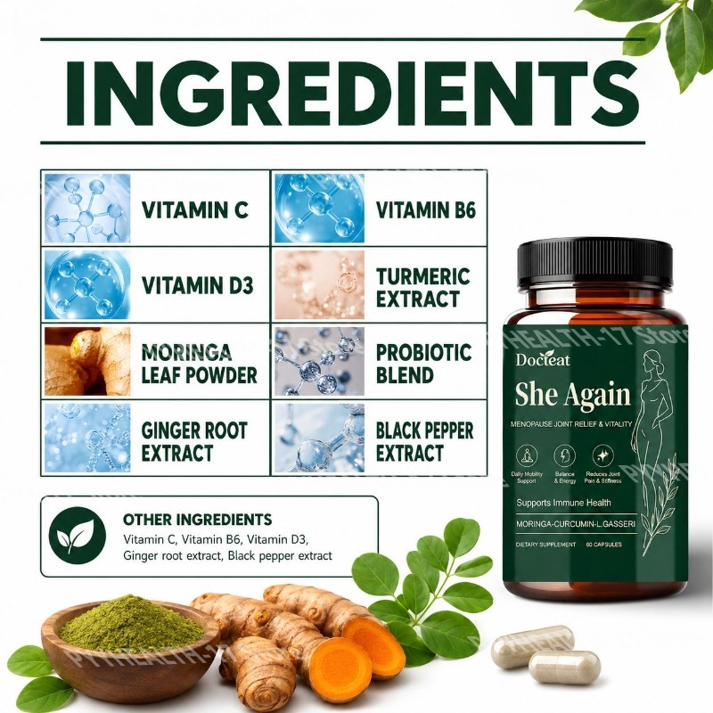 Docteat She Again Kapseln zur  – Moringa Leaf Powder Bewertung und Preis